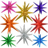 TONIFUL 8 Pcs Colorful Foil Balloons Large Star Balloons Explosion Star Mylar Balloons for Party Backdrop Christmas New Year Bir