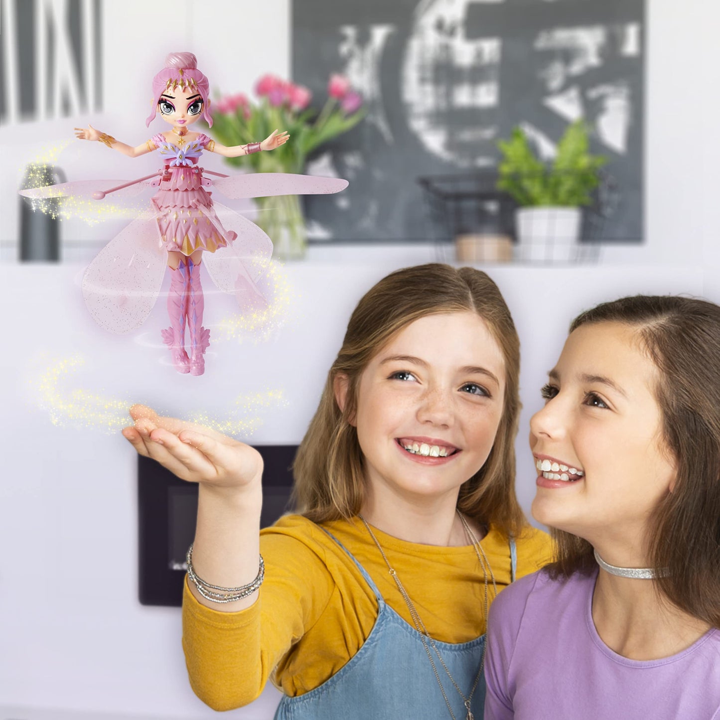 Crystal Flyers By Hatchimals, Pink Magical Flying Pixie Toy Doll, Girls Gifts, Kids Toys For Girls Ages 6 And Up