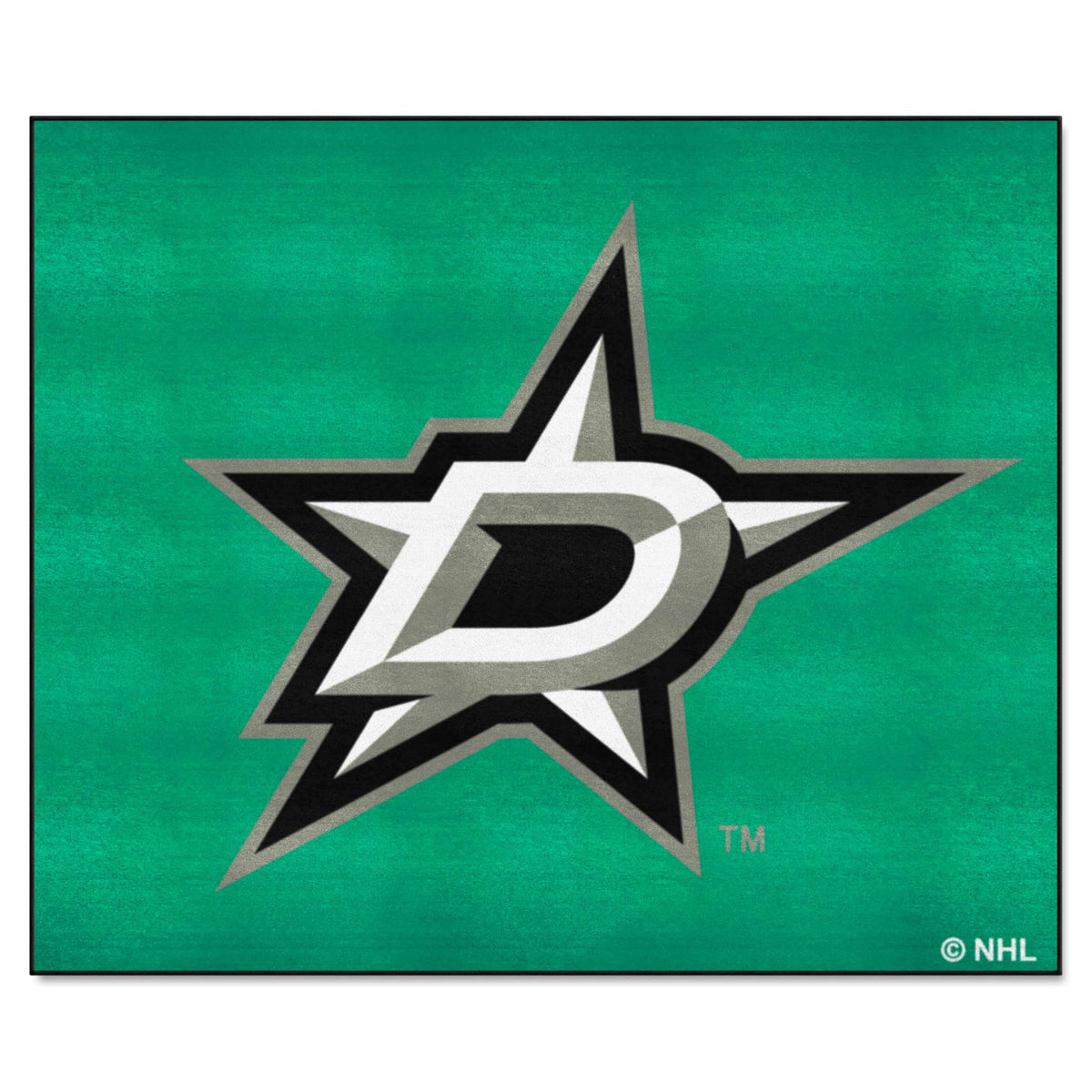 FANMATS 10636 Dallas Stars Tailgater Rug - 5ft. x 6ft. Sports Fan Area Rug, Home Decor Rug and Tailgating Mat