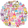 Qtl 70Pcs Cute Princess Stickers For Girls Kids Stickers For Water Bottles Fairy Tale Princess Stickers For Party Supplies Water