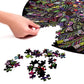 Bgraamiens Puzzle-The Indian Feather-1000 Pieces Round Puzzle Color Challenge Jigsaw Puzzles For Adults And Kids
