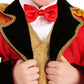 Toddler Ringmaster Costume | Circus Ensemble With Polyester And Rayon Twill Materials, Tailcoat Uniform Outfit Red