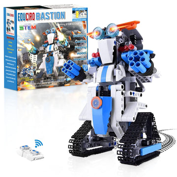 EDUCIRO Robot Building Toys for Boys, 8 9 10 11 12 Year Old Boys Girls Easter Gifts Ideas, STEM Projects for Kids Age 8-12, Remo