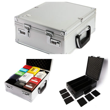 Kaiba'S Case Lockable Storage Case For Tcg, Deck Box, Mtg, Magic The Gathering, Fab, Tcg, Yugioh, Dominion, Trading Cards, Toplo
