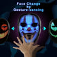 Face Transforming LED Mask with Bluetooth Programmable - LED Light Up Halloween Mask Digital Luminous Mask for Costume