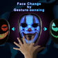 Gootus Face Transforming LED Mask - Programmable Luminous Halloween Mask, One Size, Black, Plastic