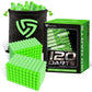 (120 Pack) Ray Squad Zombie Nerf Green Darts - Compatible Foam Toy Elite 2.0 Darts, Nerf Ammo Bullets, Refill Dart