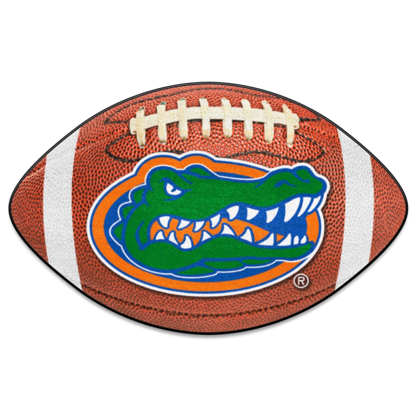 FANMATS - 4158 NCAA University of Florida Gators Nylon Face Football Rug 22x35