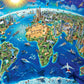 1000 Piece World Landmarks Map Puzzle Paper Jigsaw Puzzle For Adults School Supplies World Map Puzzle 1000 Pieces Puzzles For Ad