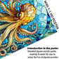 Sutinban 1000 Piece Stained Glass Octopus Puzzle for Adults, 27.5"x19.7", Great Gift for Sea Creatures Lovers