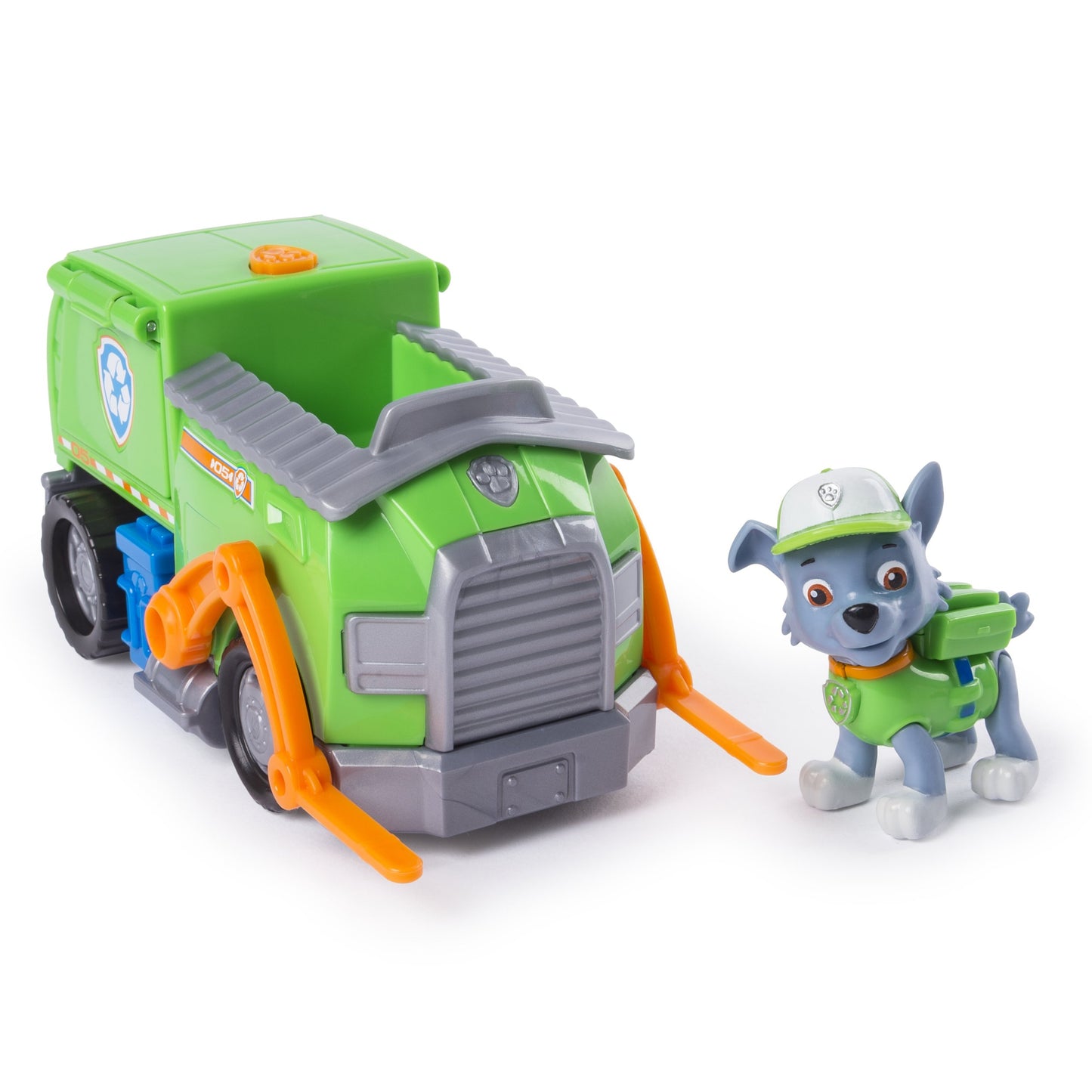 Paw Patrol - Rockys Transforming Recycle Truck With Pop-Out Tools And Moving Forklift, For Ages 3 And Up