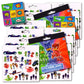 PJ Masks Stickers Party Favors - Bundle of 12 Sheets plus 2 Jumbo Specialty Comic Pop Art Reward Stickers