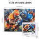 American Football Jigsaw Puzzle For Adults 500 Pieces Colorful Sports Puzzles Football Player Wooden Puzzle For Living Room Fami