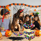 QOUBAI 32 Sets Halloween Bats Suncatchers Craft Kit DIY Window Stained Glass Effect Halloween Bats Paper Crafts Home School Clas