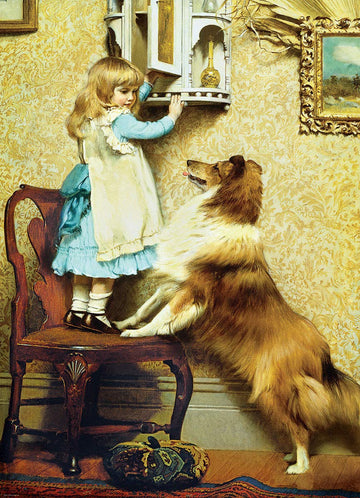 Eurographics Little Girl & Her Sheltie 1000Piece Puzzle, 6000-5330