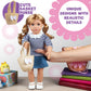 Dress Along Dolly Casual Back to School Day Doll Outfit for 18 Dolls - enhanced Handmade Clothes -4 Piece Clothes Set Costume Includes Shirt  Skirt  Shoes  & Purse  Gifts for Girls Kids Birthday