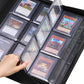 Sibonic 9 Pocket Toploader Binder, Holds 360 3   X4    Toploader Hard Cases, Sleeves Card Collection Binder, 20 Double Sided Pag