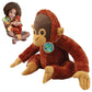 Ecobuddiez - Orangutan From Deluxebase. 12 Inch Orangutan Plush Toy. Eco Friendly Child Safe Monkey Stuffed Animal Made From Recycled Plastic Bottles.
