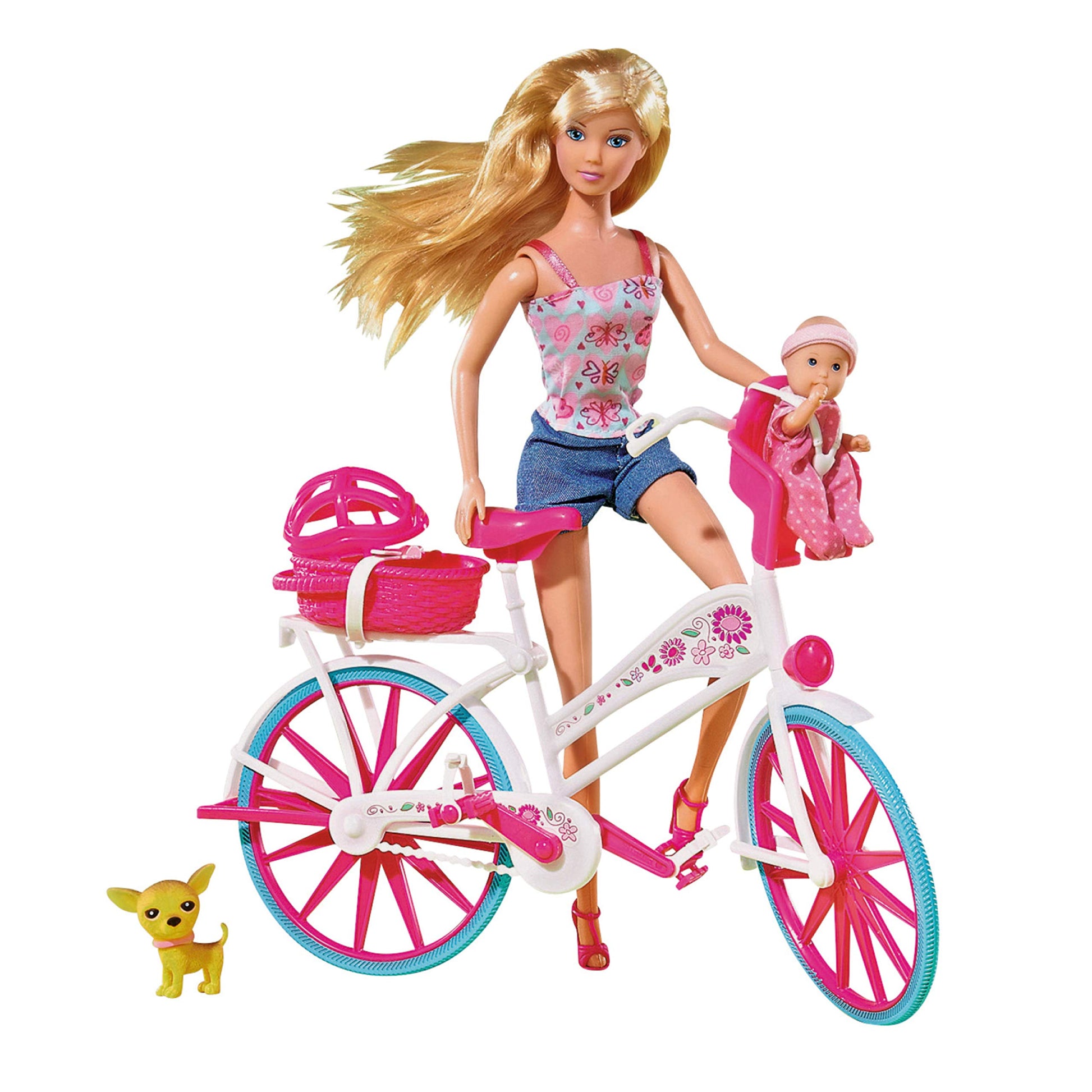 Simba Toys - Steffi Love Bike Tour With Bike And Doll, Multi