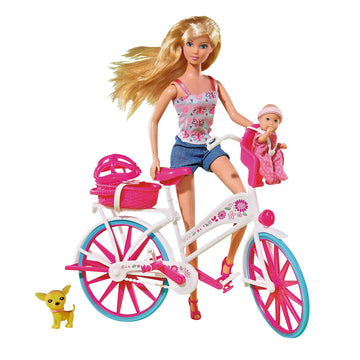 Simba Toys - Steffi Love Bike Tour With Bike And Doll, Multi