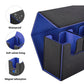 Foteemo Card Deck Box For Mtg, 4 In 1 Commander Deck Box Deck Box With Dice Tray Trading Card Deck Storage Box Holding 300+ Slee
