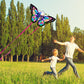 Yfafengs Butterfly & Skull Kites For Kids And Adults - Easy Fly Kites With Tail For Beach, Park, And Easter Outdoor Activities -