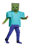 Disguise Zombie Deluxe Child Costume, Green, Large (10-12)