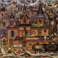 Buffalo Games - Charles Wysocki - Trick or Treat Hotel - 1000 Piece Jigsaw Puzzle For mature-themeds -Challenging Puzzle Perfect for Game Nights - Finished Size is 26.75 x 19.75
