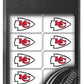 Masterpieces Nfl Kansas City Chiefs, Double Six Collector Edition Dominoes Game, For Ages 3+