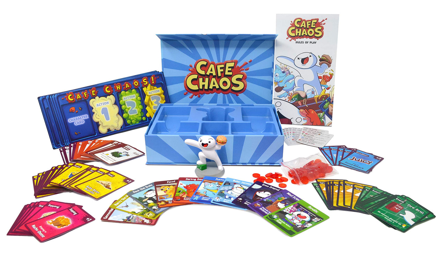 The Odd 1s Out Cafe Chaos Card Game - Multicolor, 11x7x2 inches, Cardstock, Model CAFECHAOS1
