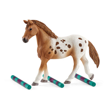 Schleich Horse Club, 11-Piece Playset, Horse Toys For Girls And Boys 5-12 Years Old Lisa’S Tournament Training With Appaloosas