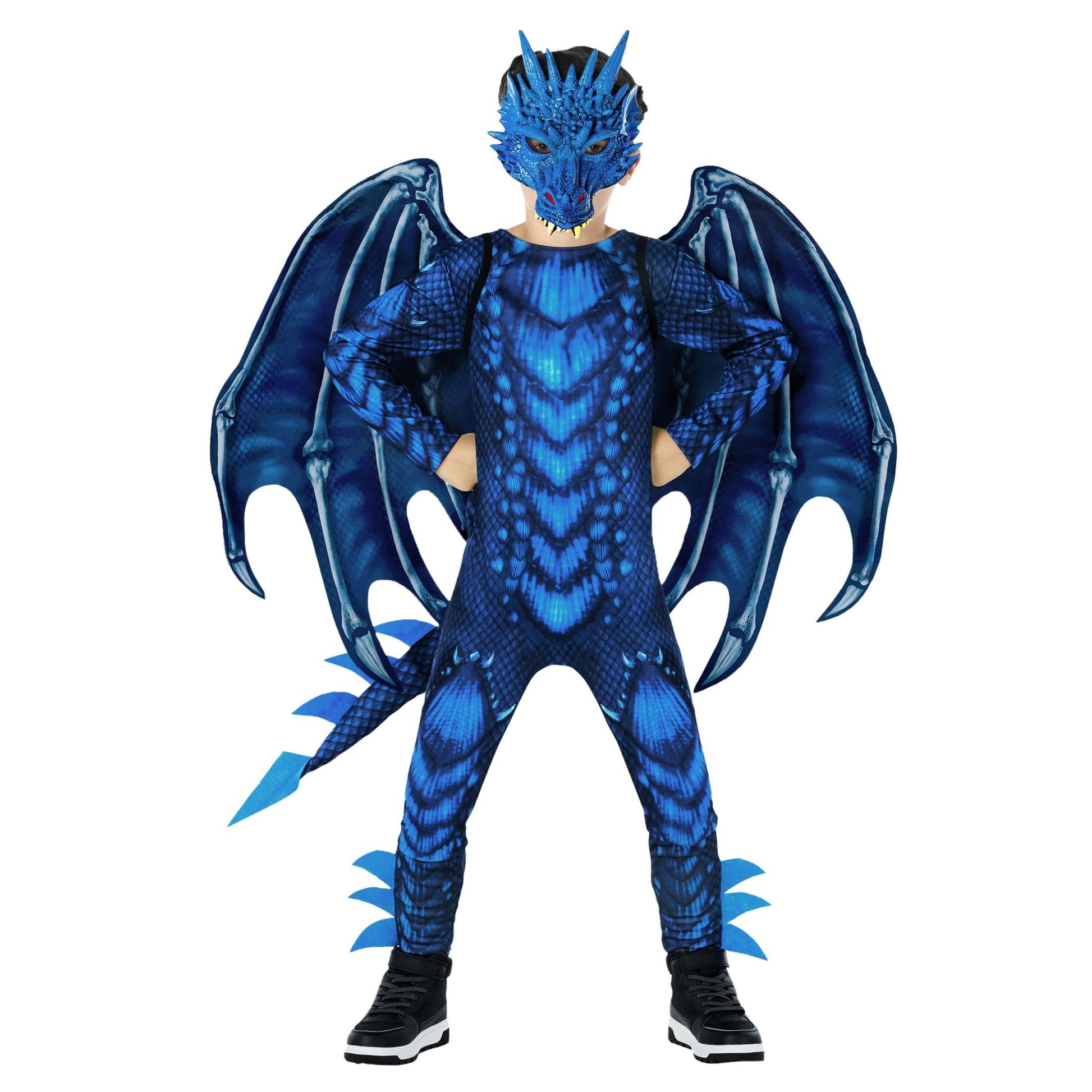 Morph Blue Dragon Costume For Kids, Dragon Wing Costumes For Boys, Halloween Costumes Kids, Boys Halloween Costume, Medium