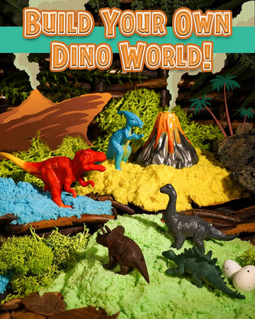 Light-Up Dinosaur Terrarium Kit For Kids, Diy Dino Toys Arts & Crafts Gift For Boys Age 4 5 6 7 8-12 Years Old, Led Night Light