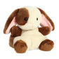 Aurora® Clover Bunny Stuffed Animal - Pocket-Sized, Brown, 5 Inches, Collectable, Model 82060, Plush Polyester
