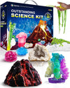 Japace Stem Science Experiment Kits For Kids - Science Learning Toy Gifts For Boys And Girls, 4-In-1 Projects: Earth Science, Ch