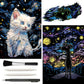 AP ARTSPER 2 Pack Night Glow Scratch Art Rainbow Painting Paper, Magic Glow-in-The-Dark Scraping, Van Gogh Style Creative Craft 