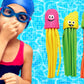 Ja-Ru 3 Pack Diving Buddies Dive Game Diving Toys Fun Swimming Pool Dive Toys Gem Diving Swimming Training Toy For Kids Sinker Toy 887-1A