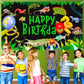RUMIA Jungle Wild One Party Banner - Reptile Themed Decorations, 71 x 44 Inch, Polyester, Random Color, Kids Safari Animals