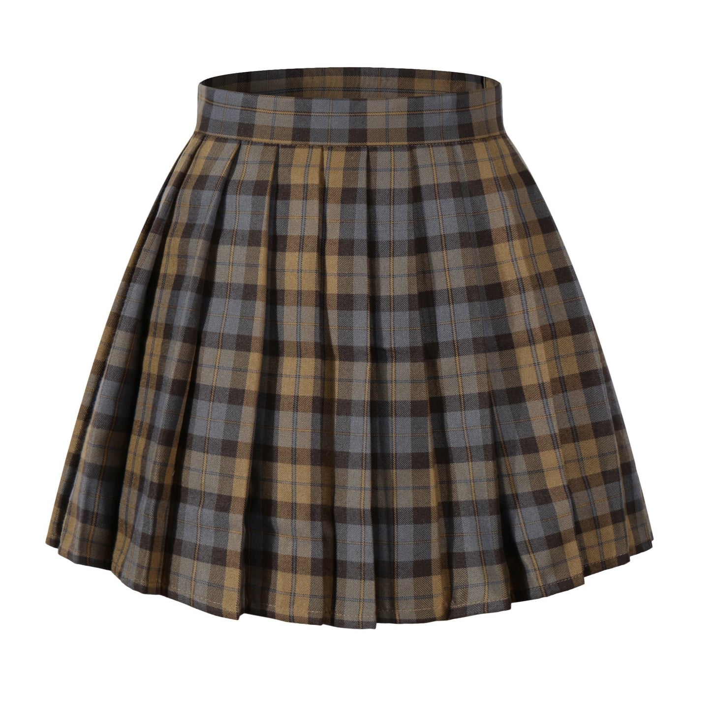 Beautifulfashionlife Women`S Mini Skirt Dance Costumes (3Xl, Brown Mixed Blue)
