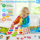 Wooden Peg Puzzles For Toddlers 2 3 4 Year Old, 4 Pack Montessori Toys Preschool Learning Puzzles For Toddlers 1-3 With Animals,