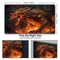 MTG Playmat Game Play Mat for MTG TCG 24 x 14 inches Cards Game Playmats Trading Card Game Stitched Play Mats Commander Deck Gaming Desk Mat Card Gameplay Mats Angry Firedragon