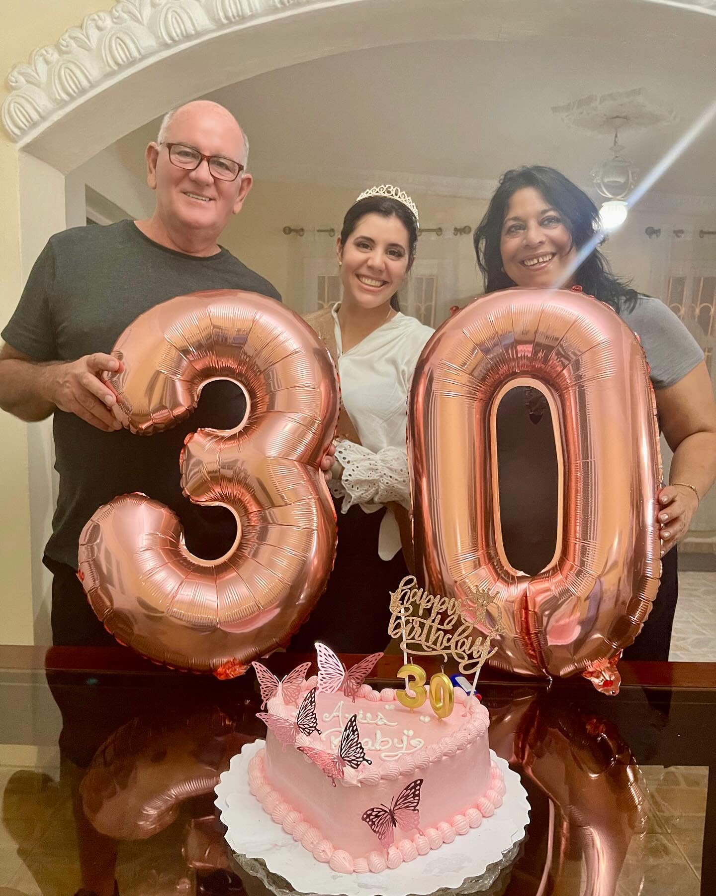 30 Balloon Number, Rose Gold Number 30Th Birthday Balloons 40 Inch, 30 Years Old Rose Gold Birthday Decorations For Men Women, 3