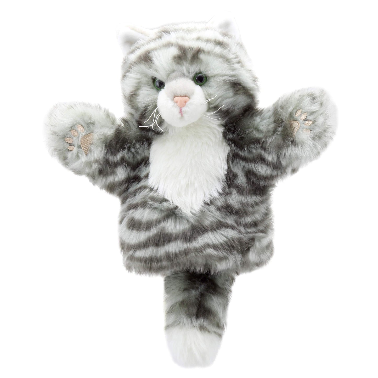 The Puppet Company Carpets Tabby Cat Hand Puppet, 10 Inches