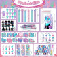 BenLouis 120Pcs Mermaid Party Favors Little Mermaid Pencils Stickers School Stationery Bulk for Kids Mermaid Birthday Decor Baby