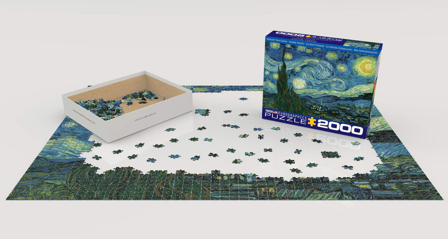 Eurographics Starry Night By Vincent Van Gogh Puzzle (2000-Piece)