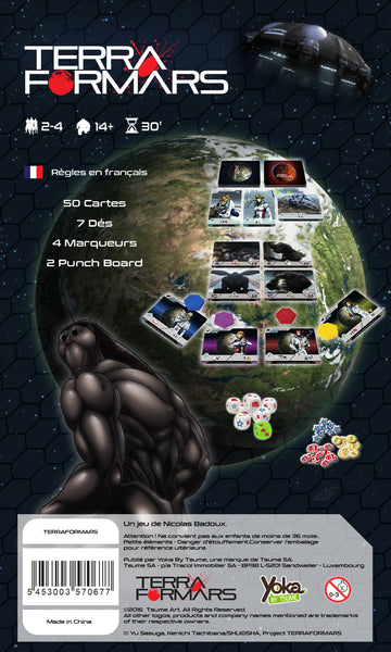 Japanime Games Terra Formars Dice Game, Multicolor