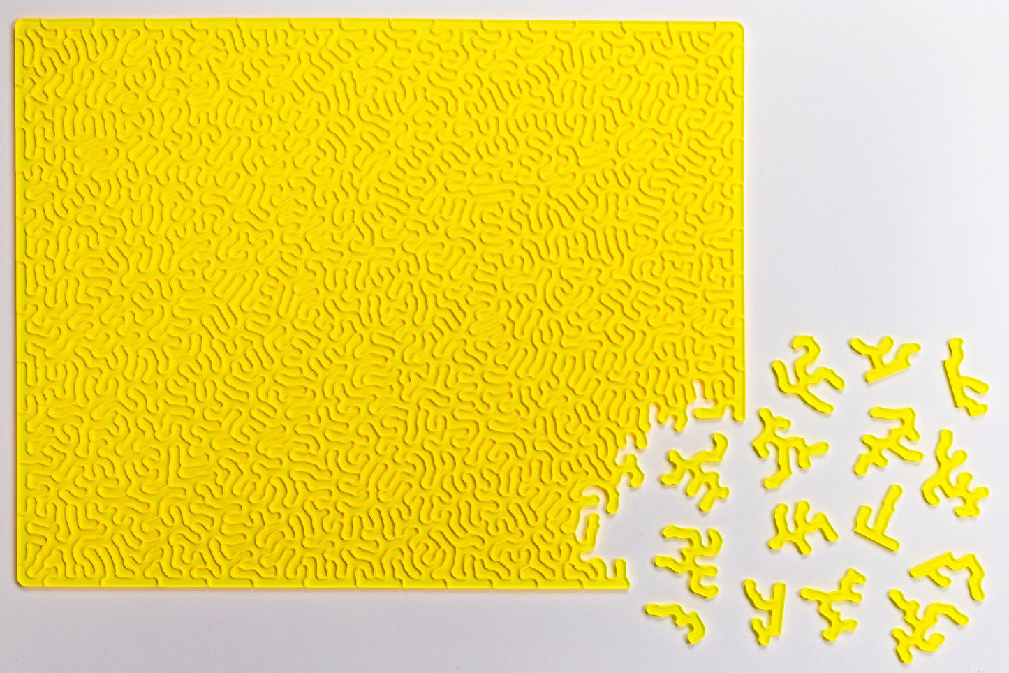 GEMTURT Unique Jigsaw Puzzle - 240 Pieces, Blue Acrylic, Non-Repeat Shape, Difficult Puzzle for Adults, Model 1