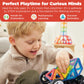 Magformers Amazing Transform 17Pc Wheel Set | Magnetic Tiles For Stem Development, And Critical Thinking | Magnetic Blocks And Building Tiles To Develop Problem-Solving Ability And Shape Recognition