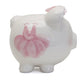 Child To Cherish Ceramic Piggy Bank For Girls, Sparkle Ballet