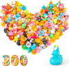 300 Pcs Rubber Ducks In Bulk, Jeep Ducks For Ducking, Mini Rubber Duckies For Toddler Baby Bath Toys, Kids Bath Pool Toys, Duck 
